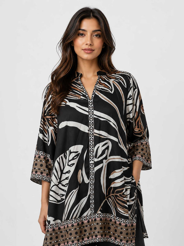 Ebony Printed Kurta