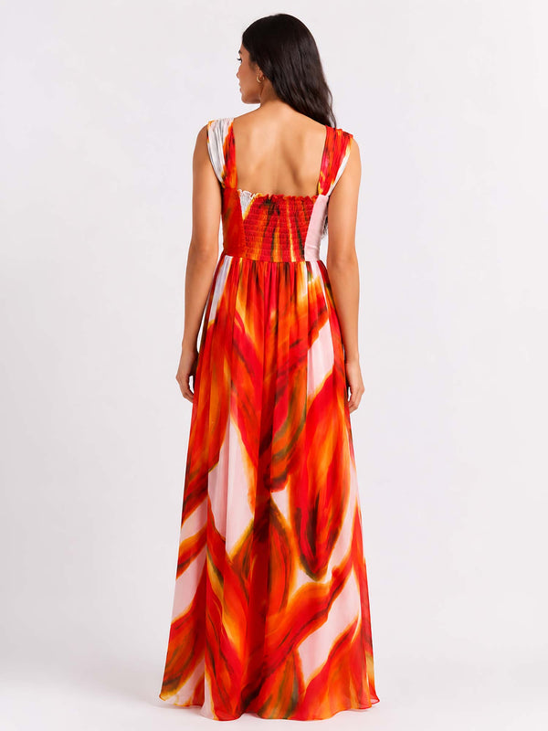 Lumera Printed Maxi Dress
