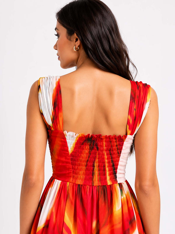 Lumera Printed Maxi Dress