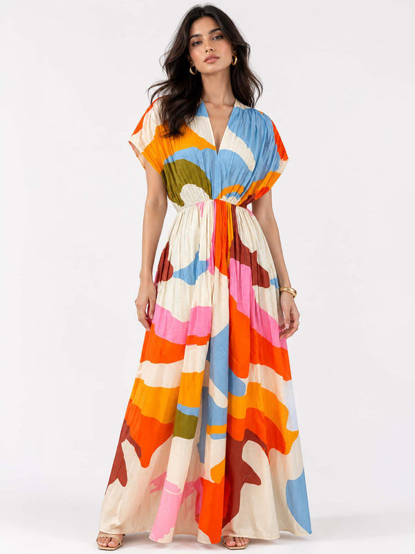 The Play Printed V-neck Dress