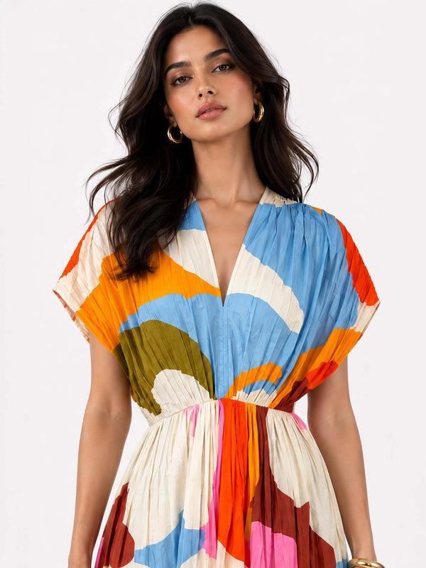 The Play Printed V-neck Dress