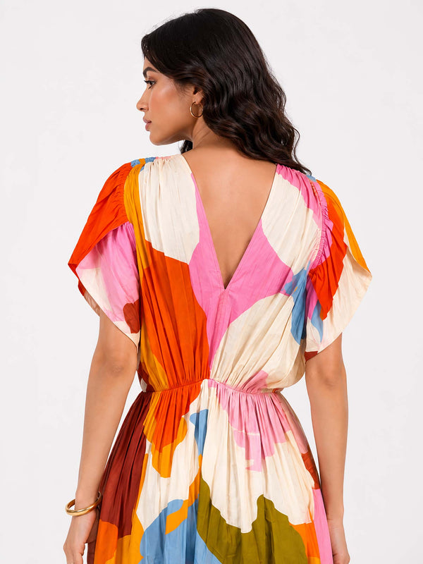 The Play Printed V-neck Dress