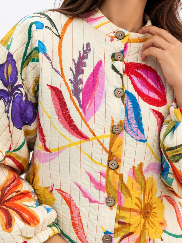 Iris Quilted Floral Jacket