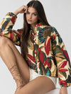 Farm Quilted Floral Jacket