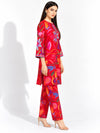 Crimson Printed Salwar Set (Set of 2)