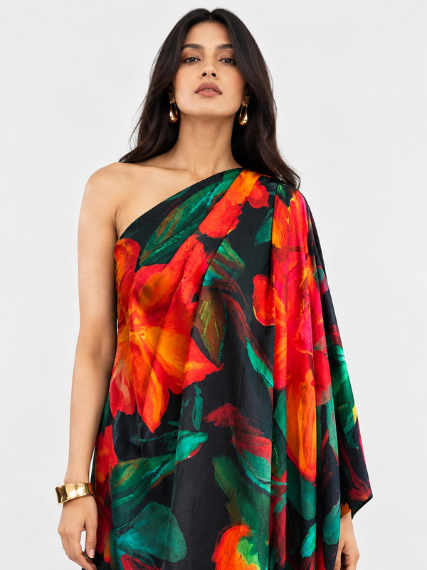 Moonbloom Printed Kaftan Dress