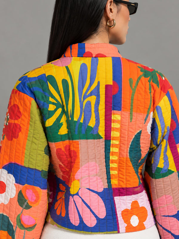 Medley Quilted Floral Jacket