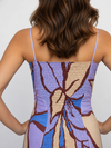 Floret Printed Strappy Maxi Dress