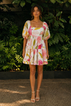 Evara Printed Mini Dress
