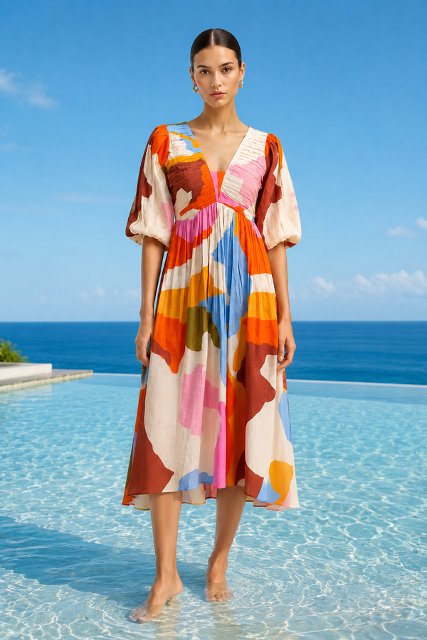 Play Printed Midi Dress