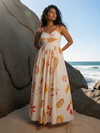 Paisley Printed Midi Dress