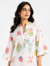 Doodle Printed Kurta Set (Set of 2)