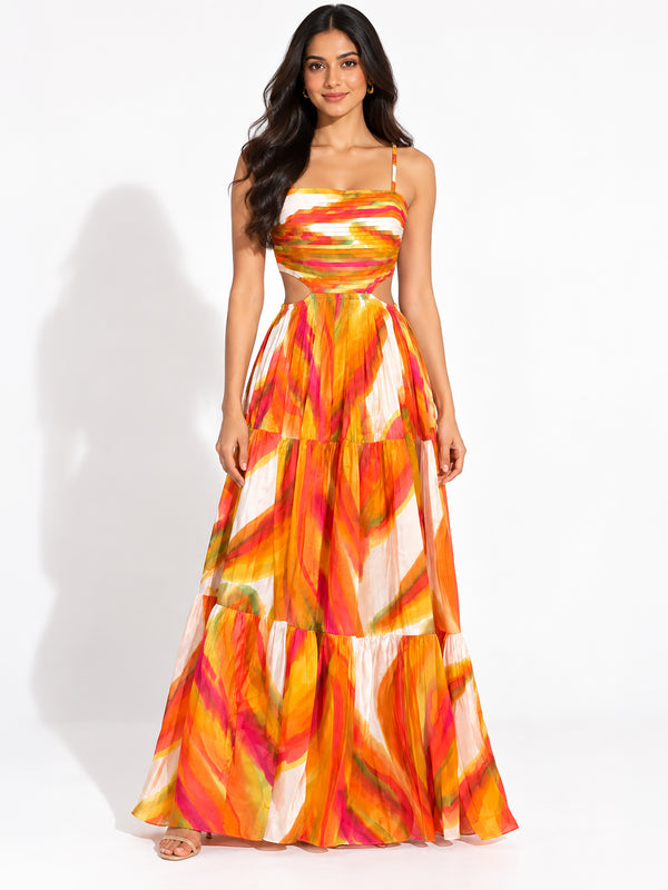 Sunny Printed Maxi Dress