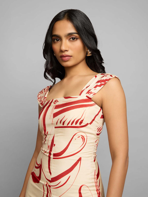 Peony Asymmetrical Dress
