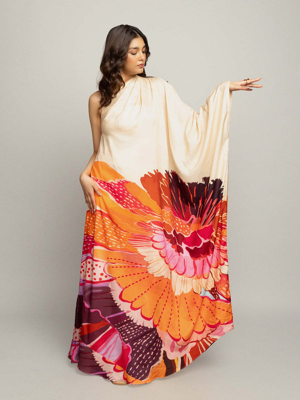 Anthea Printed Kaftan Dress