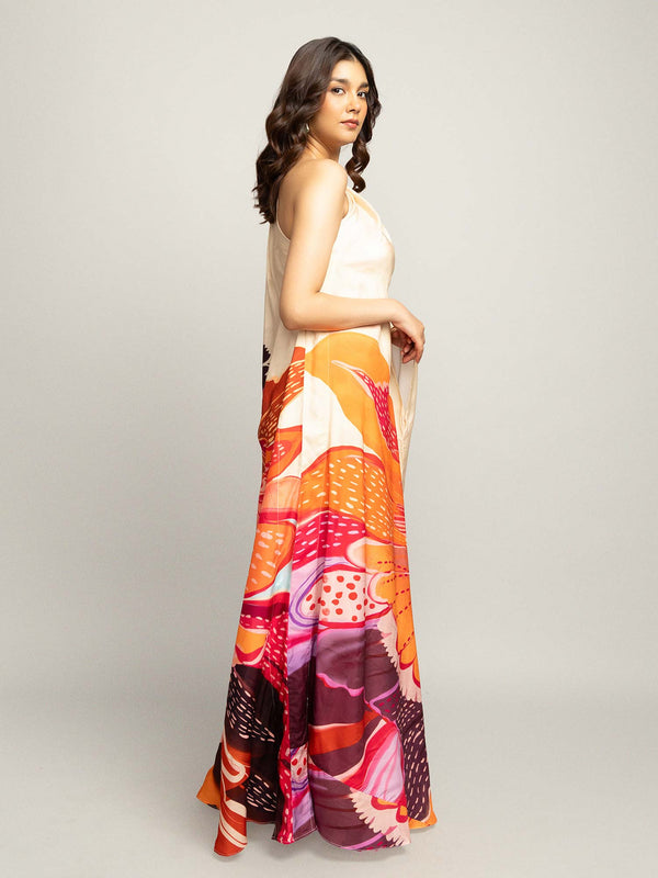 Anthea Printed Kaftan Dress