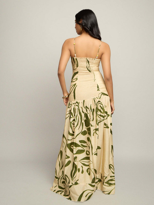 Fennel Strappy Maxi Dress