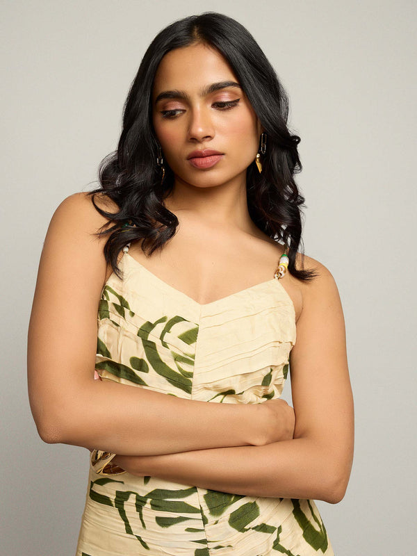 Fennel Strappy Maxi Dress