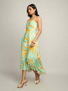 Junia Printed Asymmetrical Dress