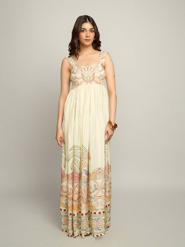 Oasis Printed Maxi Dress