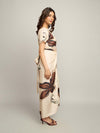 Fawn Printed Wrap Dress