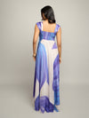 Ciel Printed Pleated Maxi Dress