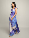 Ciel Printed Pleated Maxi Dress