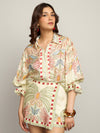 Oasis Printed Co-ord Set (Set of 2 )