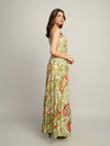 Pearl Printed Strappy Maxi Dress