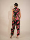 BLACK PRINTED CO ORD