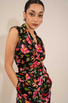 BLACK PRINTED CO ORD