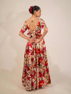PINK DRAGONFLY PRINTED LEHENGA