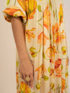 ORANGE PEONY KURTA SET