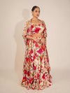PINK DRAGONFLY PRINTED LEHENGA
