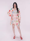 Telly Printed Loose Shirt Dress