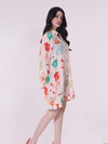 Telly Printed Loose Shirt Dress