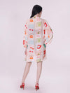 Telly Printed Loose Shirt Dress