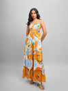 Lunar Printed Maxi Dress