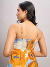 Lunar Printed Maxi Dress