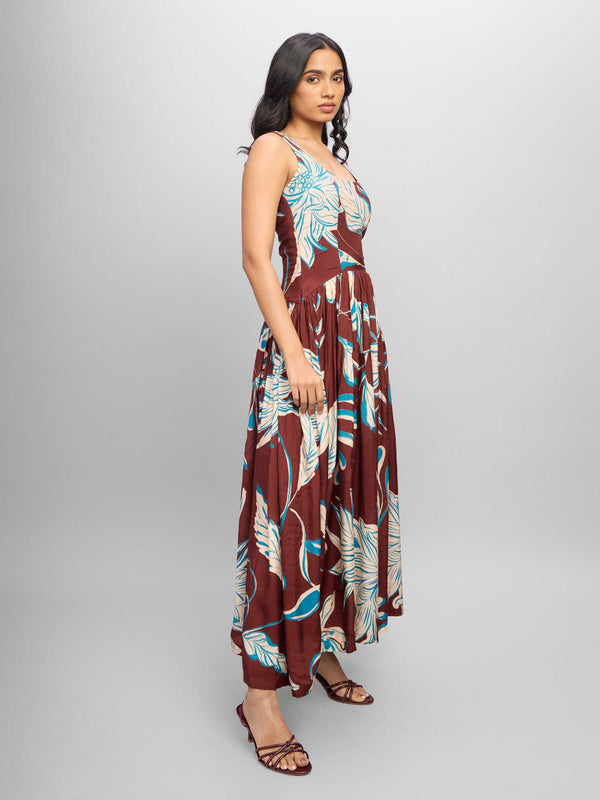 Willow Printed Midi Dress