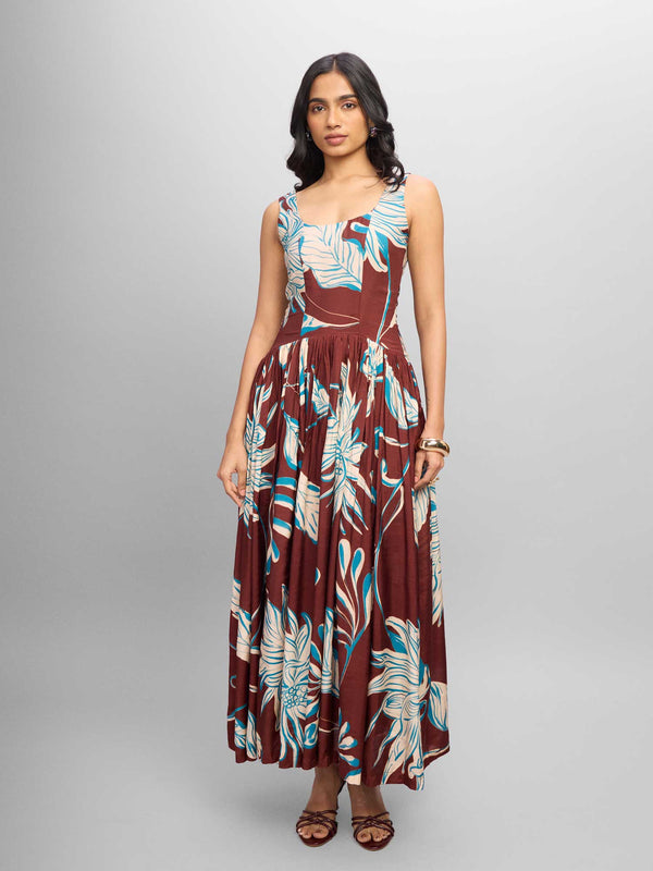 Willow Printed Midi Dress