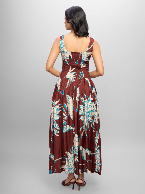 Willow Printed Midi Dress