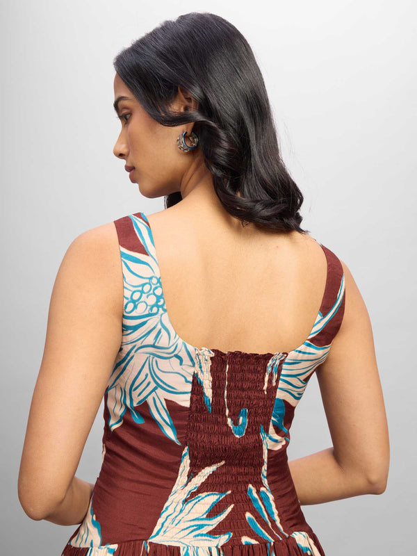 Willow Printed Midi Dress