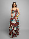 Willow Printed Ruffled Maxi Dress