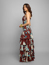 Willow Printed Ruffled Maxi Dress