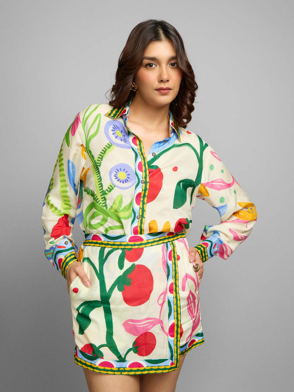 Eden Printed Co-ord Set (Set of 2)