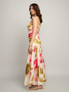 Rose Printed Maxi Dress