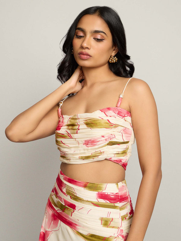 Rose Printed Co-ord Set (Set of 2)