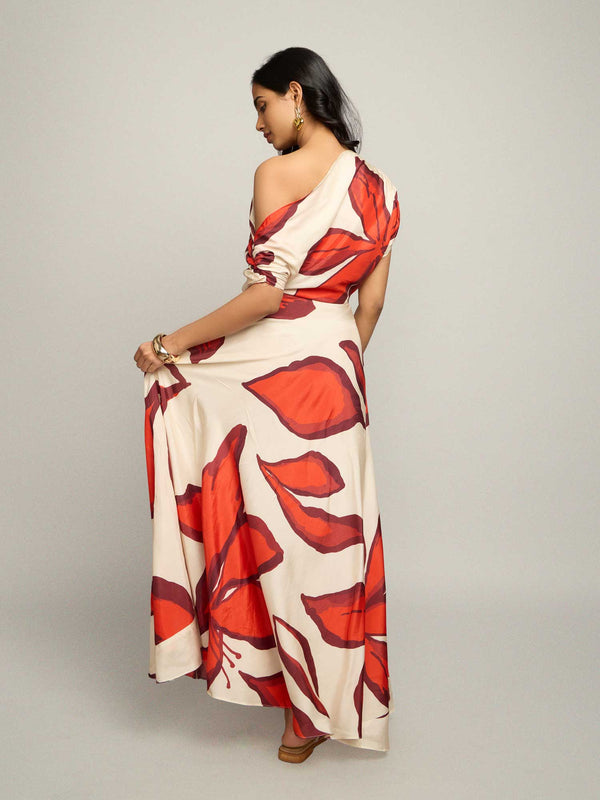 Scarlet Printed Maxi Dress