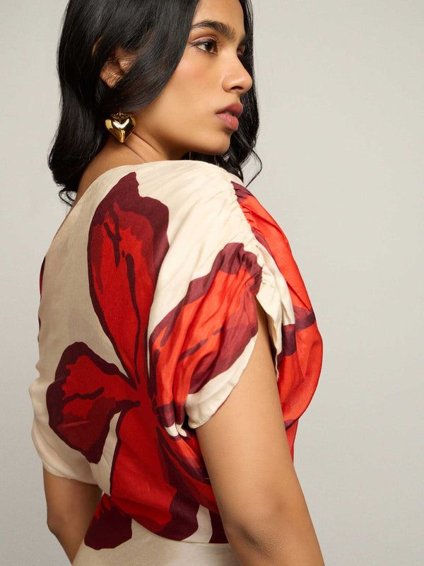 Scarlet Printed Maxi Dress